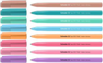 Długopis SCHNEIDER Tops 505, F, 1 szt., mix kolorów pastelowych