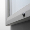 Outdoor Lockable Showcase With Gas Spring 18x A4