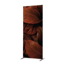 Textile Room Divider Deco 100-200 Double Botanical Red/Rust Leaves