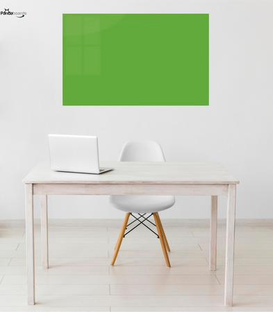 Magnetic glass board 150x100 cm GREEN