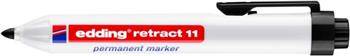 Marker permanentny automatyczny e-11 EDDING, 1,5-3mm, czarny