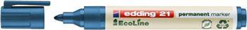 Marker permanentny e-21 EDDING ecoline, 1,5-3mm, niebieski