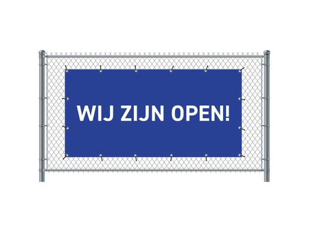Fence Banner 300 x 140 cm Open Dutch Green