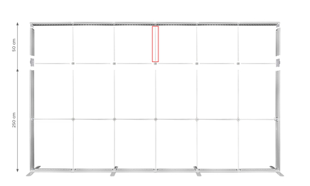 Listwa konstrukcyjna pionowa (50 cm) do systemu LUMIX/LUMIX PRO