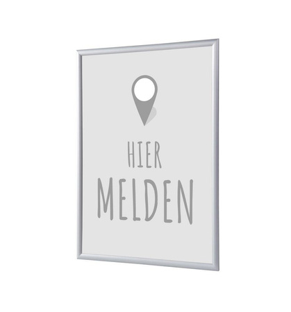Snap Frame A1 Complete Set Sign In Here Grey Dutch