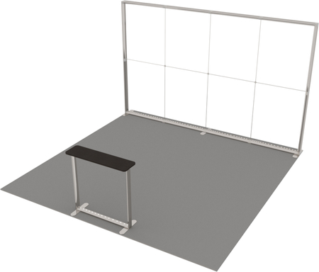 Stoisko targowe LUMIX™ 16 m² (4x4) półwysep