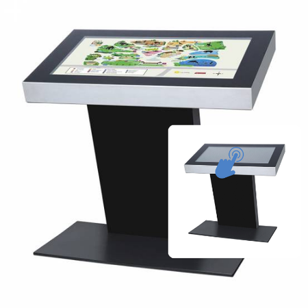 Cyfrowy kiosk z monitorem Samsung 50" z Folią Dotykową