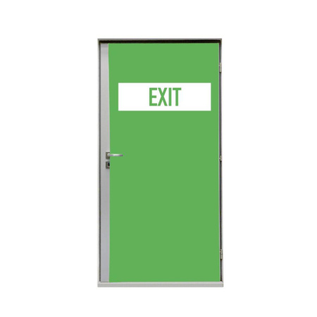 Door Wrap 80 cm Exit Green English I672