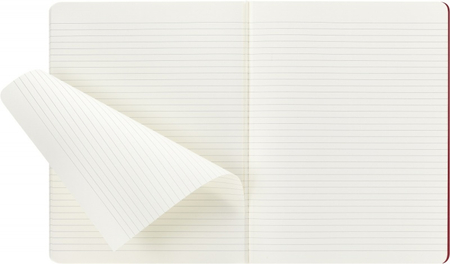 Zeszyt MOLESKINE Student Cahier, XXL, w linie, 21,6x27,9cm, czerwony