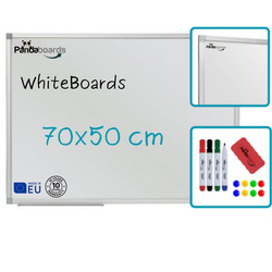 Magnetic whiteboard 70x50 / 50x70 cm in aluminum frame WA1