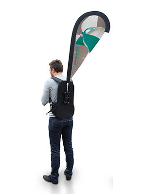 Street Flag z wydrukiem