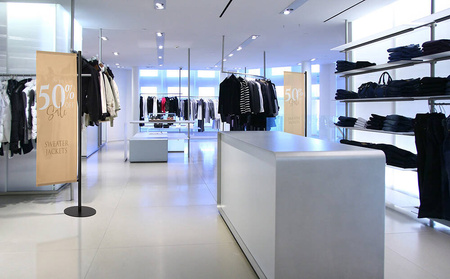 Indoor Flag Pole Double-sided Graphic 48 x 160 cm