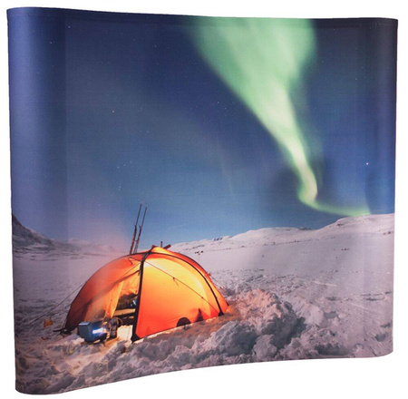 Pop-Up Fabric Premium Straight Graphic 3 x 3