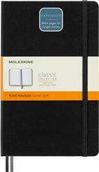 Notes MOLESKINE Classic L (13x21cm) w linie, twarda oprawa, 400 stron, czarny