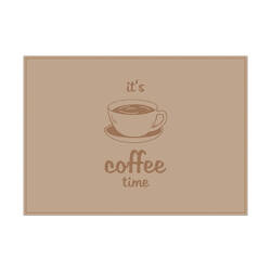 Placemat Coffee Time Light Brown