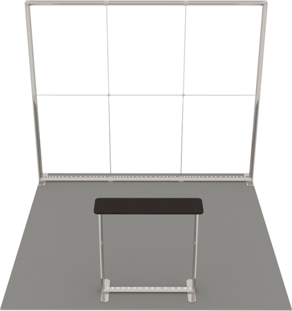 Stoisko targowe LUMIX™ 9 m² (3x3) półwysep