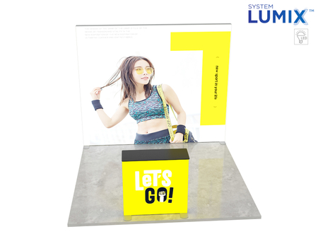 Stoisko targowe LUMIX™ 9 m² (3x3) półwysep