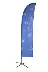 Beach Flag Budget Wind Medium Graphic