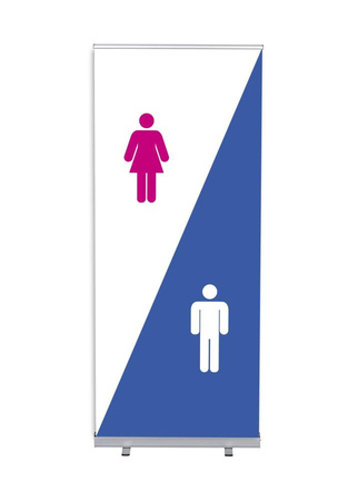 Roll-Banner Budget 85 Complete Set Exit Grey English