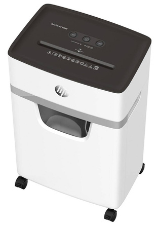 Niszczarka HP ONESHRED 10MC, mikrościnki, P-5, 10 kart., 20l, jasnoszara