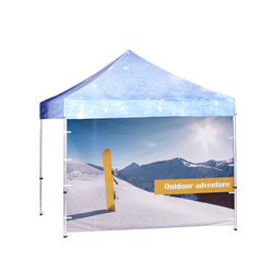 Alu tent TA3 full wall printed outside