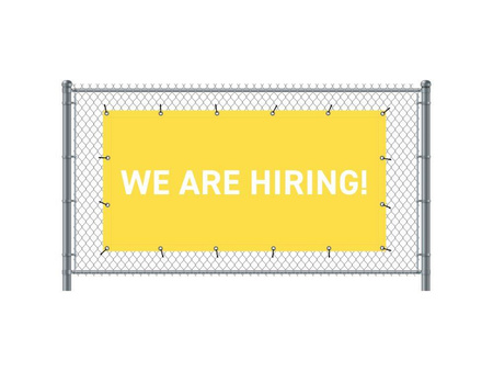 Fence Banner 200 x 100 cm Hiring Dutch Red