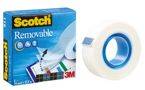 Taśma biurowa, do repozycjonowania SCOTCH® Removable (811), matowa, 19mm, 32, 9m