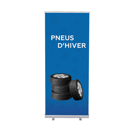 Roll-Banner Budget 85-200 Set Sign In Grey FR I560