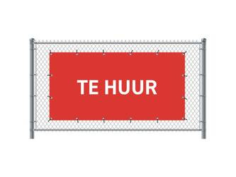 Fence Banner 300 x 140 cm Rent Dutch Red