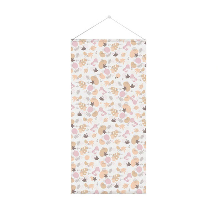 Wall Hanging Tapestry 58 x 120 cm White Flower Snowdrop