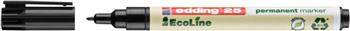 Marker permanentny e-25 EDDING ecoline, 1mm, czarny