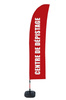 Beach Flag Budget Set Wind Large Test Location Red French