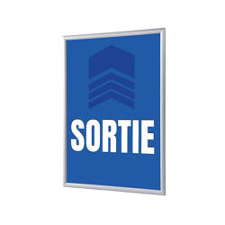 Snap Frame G25 Poster Paper A1 Exit Blue FR I591