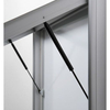 Outdoor Lockable Showcase With Gas Spring 18x A4