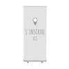 Roll-Banner Budget 85-200 Set Sign In Grey FR I560