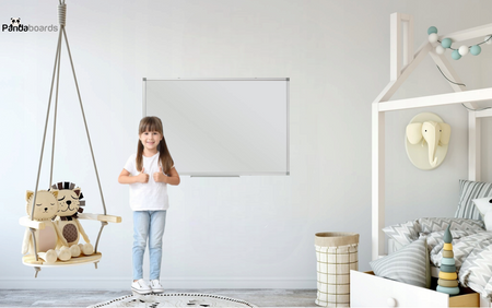 Tablica Magnetyczna Biała Suchościeralna 100x80 / 80x100 cm  w Ramie Aluminiowej WA1