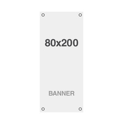 Symbio Banner Grommet 510g/m² 80 x 200 cm