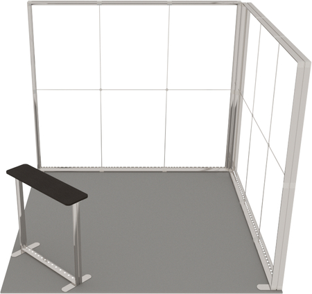 Stoisko targowe LUMIX™ 9 m² (3x3) narożne