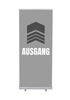 Roll-Banner Budget 85 Complete Set Exit Grey German