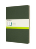 Zestaw 3 zeszytów MOLESKINE Cahier, XL, 19x25cm, gładki, 120 stron, myrtle green