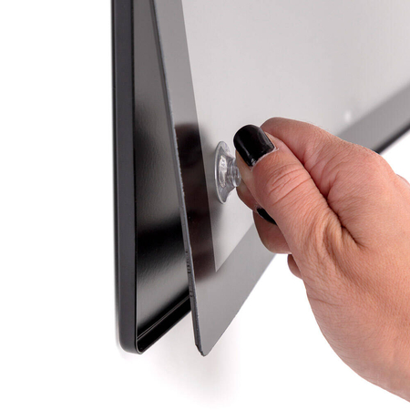 Magnetischer Leuchtrahmen Slim A2 Schwarz