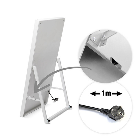 Smart Line Potykacz Cyfrowy z Monitorem Samsung 43" - biały - DIAT43C9003ESF