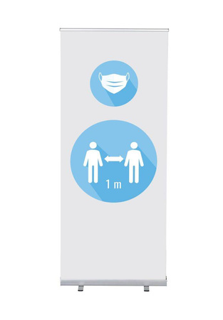 Door Sign 15,5 x 15,5 cm Set Men/Women Blue