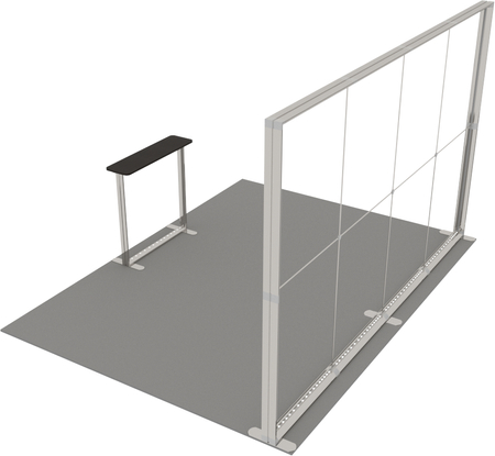 Stoisko targowe LUMIX™ 12 m² (4x3) półwysep