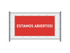 Fence Banner 200 x 100 cm Open Spanish Blue
