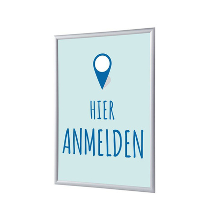 Snap Frame A1 Complete Set Sign In Here Blue Spanish