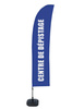 Beach Flag Budget Set Wind Large Test Location Blue French