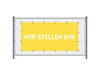 Fence Banner 300 x 140 cm Hiring German Yellow