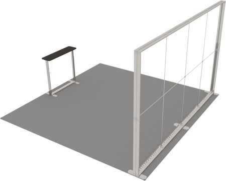 Stoisko targowe LUMIX™ 16 m² (4x4) półwysep