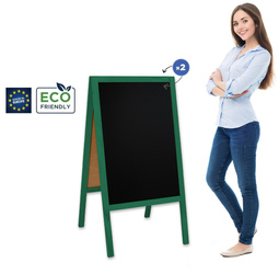 Potykacz drewniany Classic L (61x118 cm) - zielony